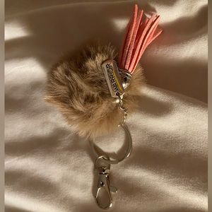 Handmade brown warrior keychain